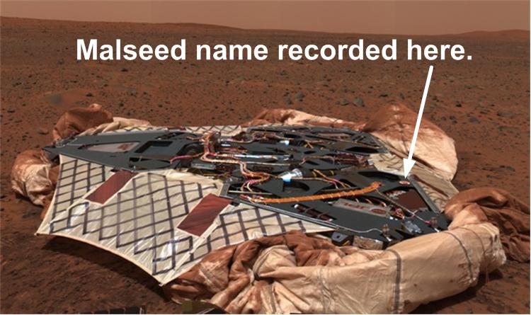 Mars Exploration Rover's base.